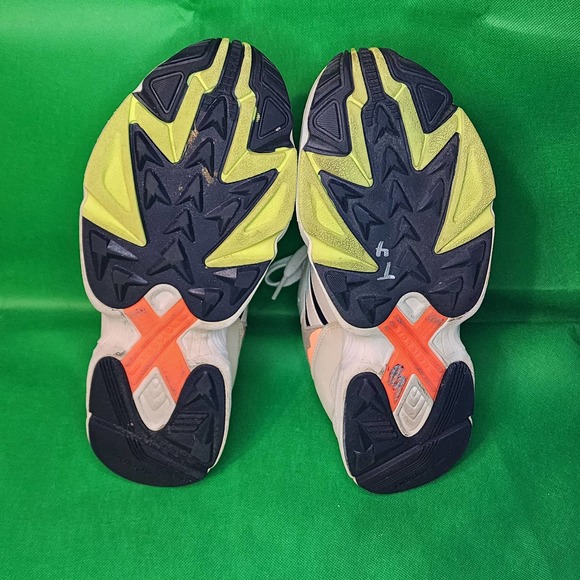 Adidas Yung-96 Collegiate "Raw White Navy" Solar Orange Sneaker Men Size 9 Shoe - Picture 6 of 7